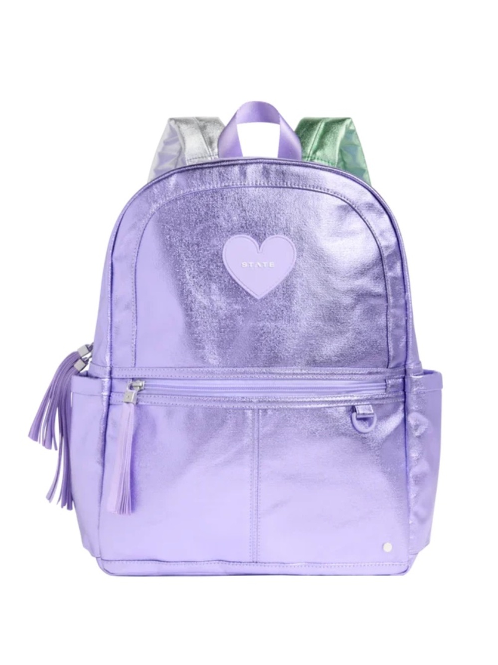 STATE Kids backpack Purple metallic